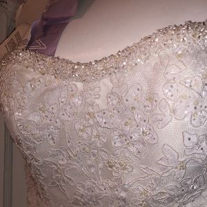 Demetrios 900 beaded gown